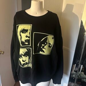 Size L Billie Eilish Happier Than Ever Merch Crewneck